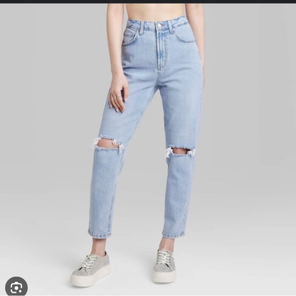 Highest rise mom jean size 6